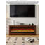 American-style simulated flame TV cabinet fireplace