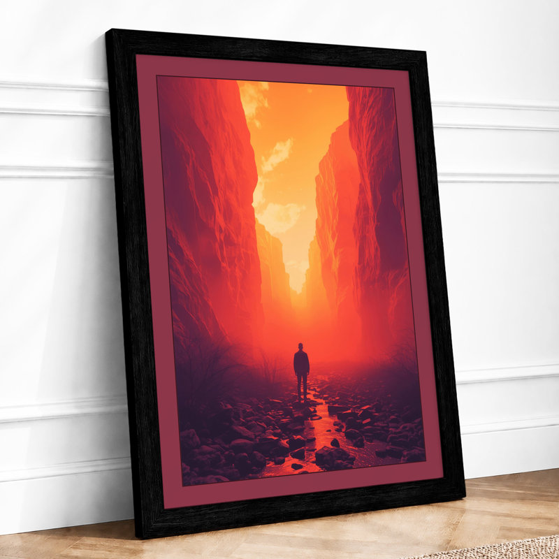 Light Beyond Modern - Framed Print, A1 - 84.1 x 59.4 cm, Black