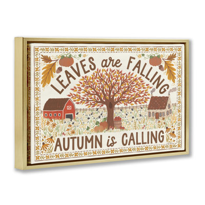 «Leaves Are Falling Scene» par Laura Marshall