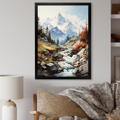 " Alpine Nostalgia Creek Landscape I "