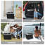  60L Large Portable Car Refrigerator, Dual Zone Camping Fridge Freezer with USB Charging, App Control