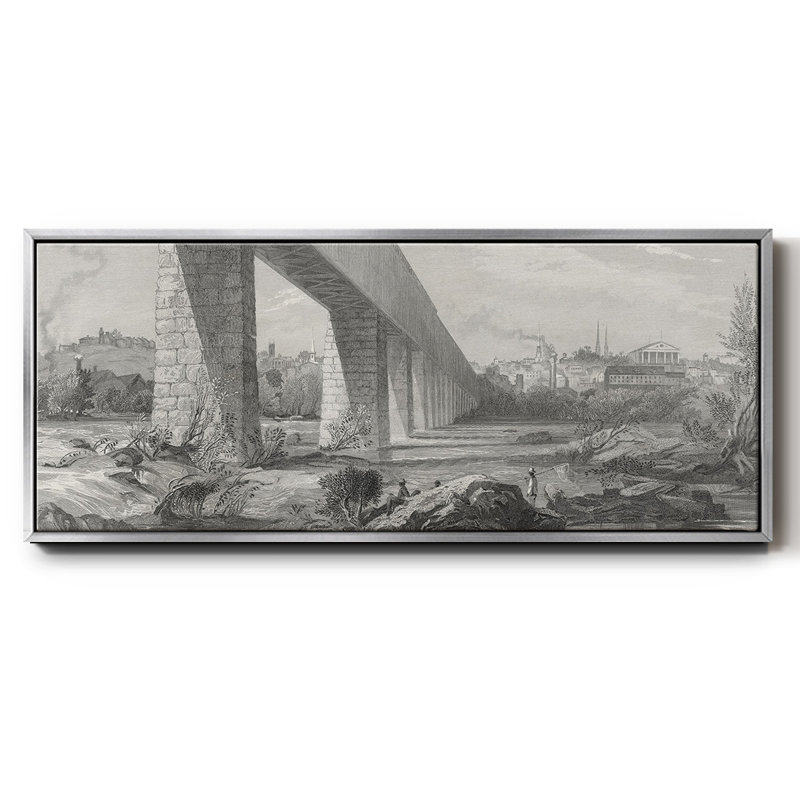 Richmond de James, H 24 po x l 60 po x P 1,5 po, Argent