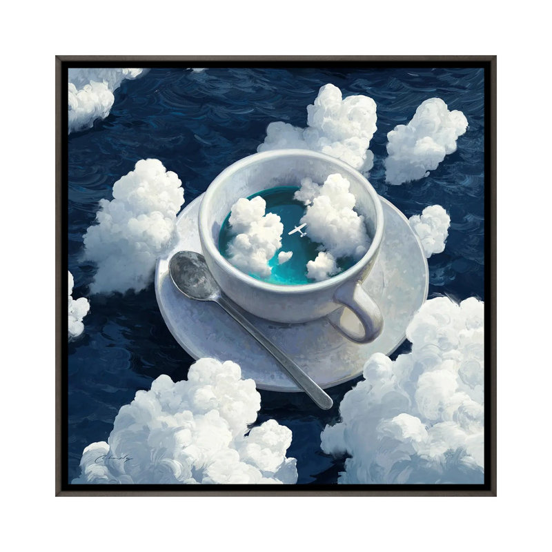Continuation of the Dream - impression d'art mural , Gris, Impression encadrée sans passe-partout, H 18 po x l 18 po