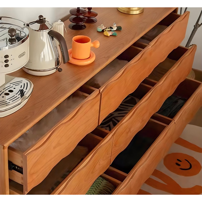 Table buffet multifonctionnelle à poignée courbée