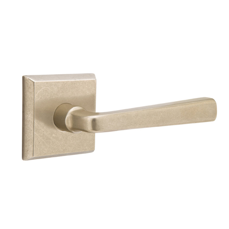 Levier de porte avec rosette Cimarron, Gauche, Cascade bronze blanc