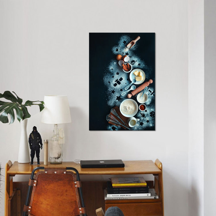 « cuisson pour stargazers », impression sur toile, H 26 po x l 18 po x P 1,5 po, Toile tendue, Pas de tapis