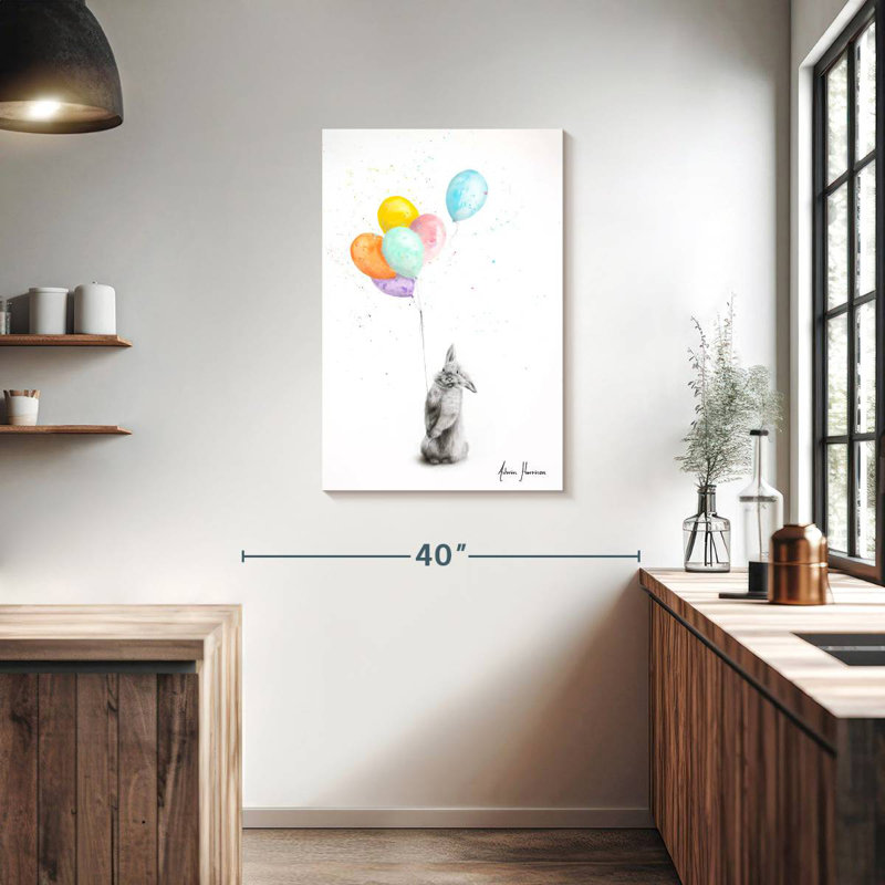 Brampt Buster et ses ballons, H 36 po x l 24 po