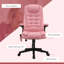 Chaise de bureau de massage à haut dossier avec 6 points de vibration et fauteuil chauffant inclinable en cuir PU avec accoudoirs et télécommande-996155633