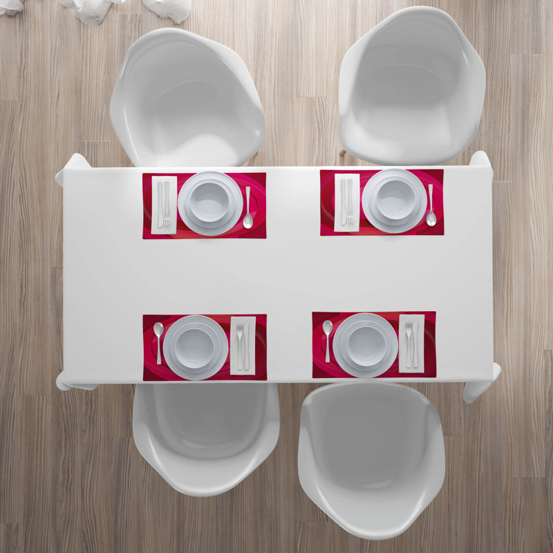 Polyester Abstract Rectangle Placemat