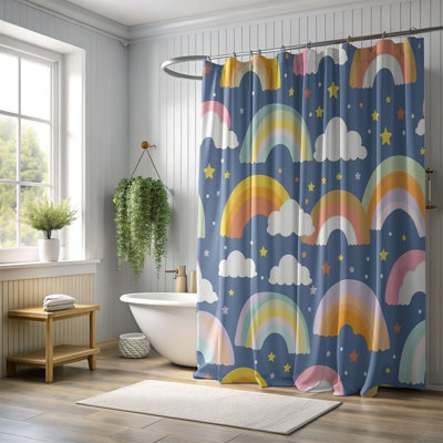 Rideau de douche Glittering Space - Premium