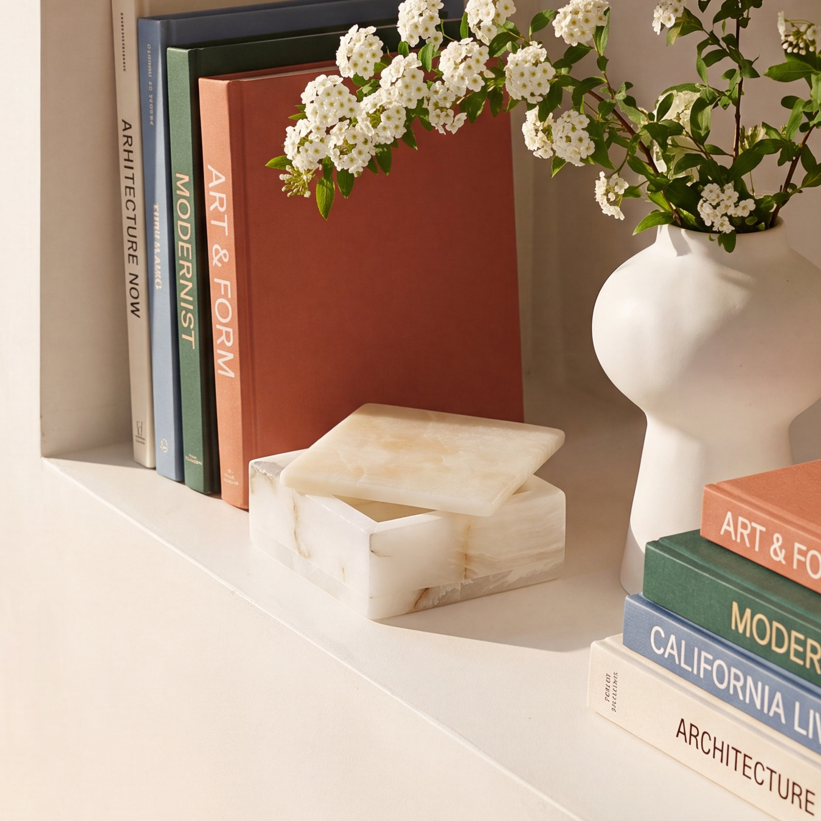 Claudine Alabaster Storage Box
