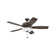 52"  5 - Blade Standard Ceiling Fan with Pull Chain and Light Kit Included