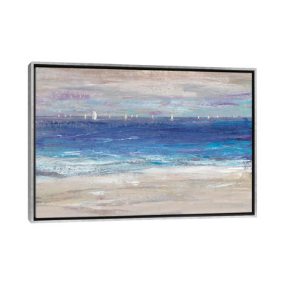 «Distant Regatta I», reproduction d'art sur toile encadrée