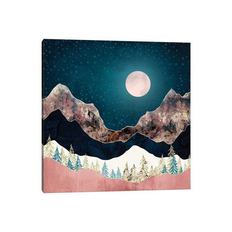Pine Vista - Print on Canvas, 45.72 cm H x 45.72 cm W x 1.91 cm D, Wrapped Canvas