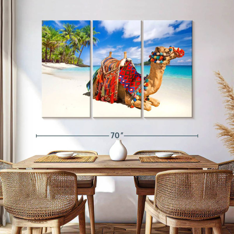 Brampt Beach Camel, 42" H x 65" W