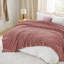 Couverture polaire à carreaux Bedsure, décoration intérieure mignonne, 127 cm × 178 cm-109742446-105503122