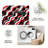 1PC Red Black White Gray Wavy Stripe Geometric Pattern area rugs for Living Room, Soft and Comfortable, Suitable for all seasons, easy-to-maintain, machine washable Indoor floor mat, Under Table Farmhouse suitable for dining table, bedroom, entryway-692808242