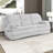 Melita 95" Modern & Contemporary Corduroy Fabric Reclining Sofa with Tab Pull Reclining Motion, Foam Over Pocket Coils & Removable Seat Backs-960347457