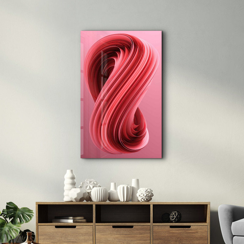 Peinture murale élégante en verre trempé 18,1 po x 28,3 po | 100% verre trempé, épaisseur: 0,16 pouce | Imprimé UV pour des couleurs éclatantes et une durabilité | Parfait pour la décoration intérieure et l'esthétique moderne