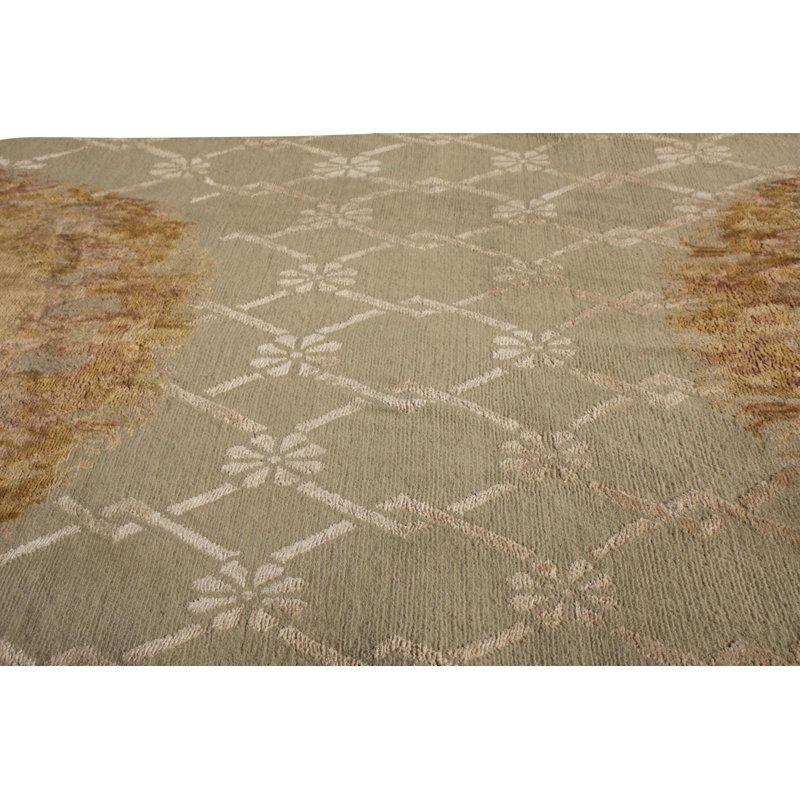 One-of-a-Kind 4'6" X 11'6" Hand Knotted Area Rug