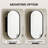 Pelaga Recessed Framed Metal Medicine Cabinet-25779275