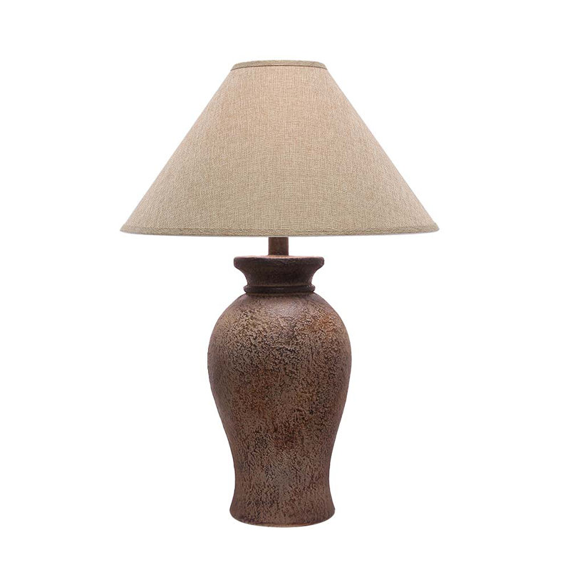 Renzi Alabaster Table Lamp, Stone Gold