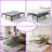 0.4" Split Bunkie Board, Foldable Bed Panels, Low Profile Mattress Bed Support / Slats with Cover-253280522