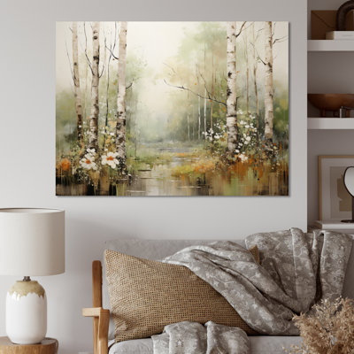 «Blumefeld Minimalisme Forest Woods II», reproduction d'art sur toile