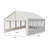 Spacious Gazebos(Must include Frame), Metal Frame Modern Outdoor Events-137519280
