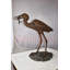 Andenwood Copper Heron With Prey Brown Patina Bronze Statue Fountain Size: 26" x 15" x 25"H