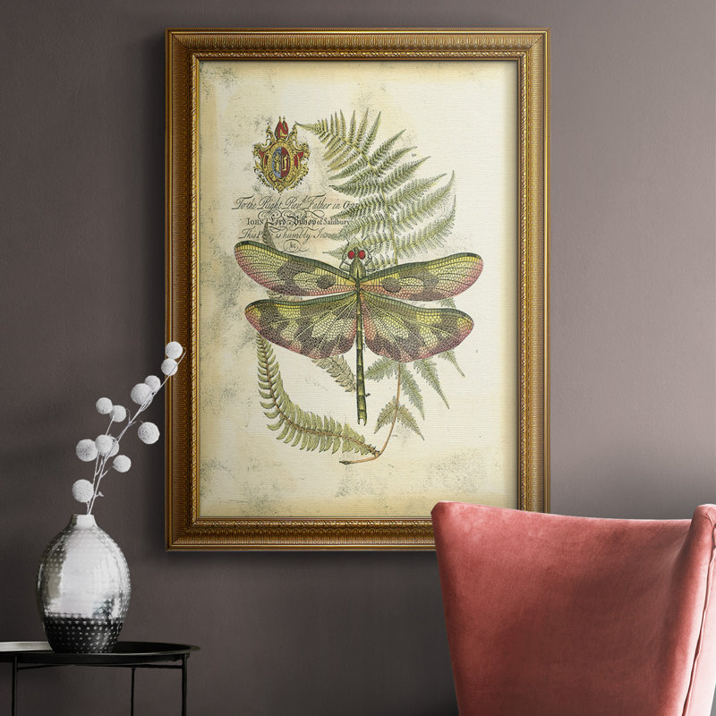 Regal Dragonfly IV (PP), toile encadrée de qualité supérieure - prête à être accrochée, L 24 po x H 36 po