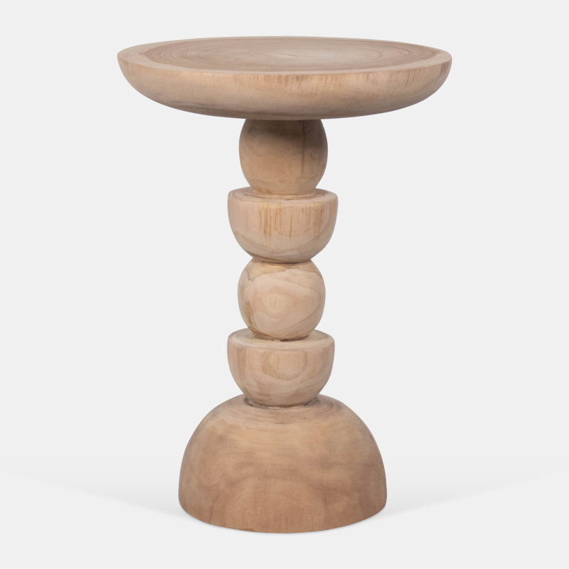 Zara Abstract Leg Side Table, Natural