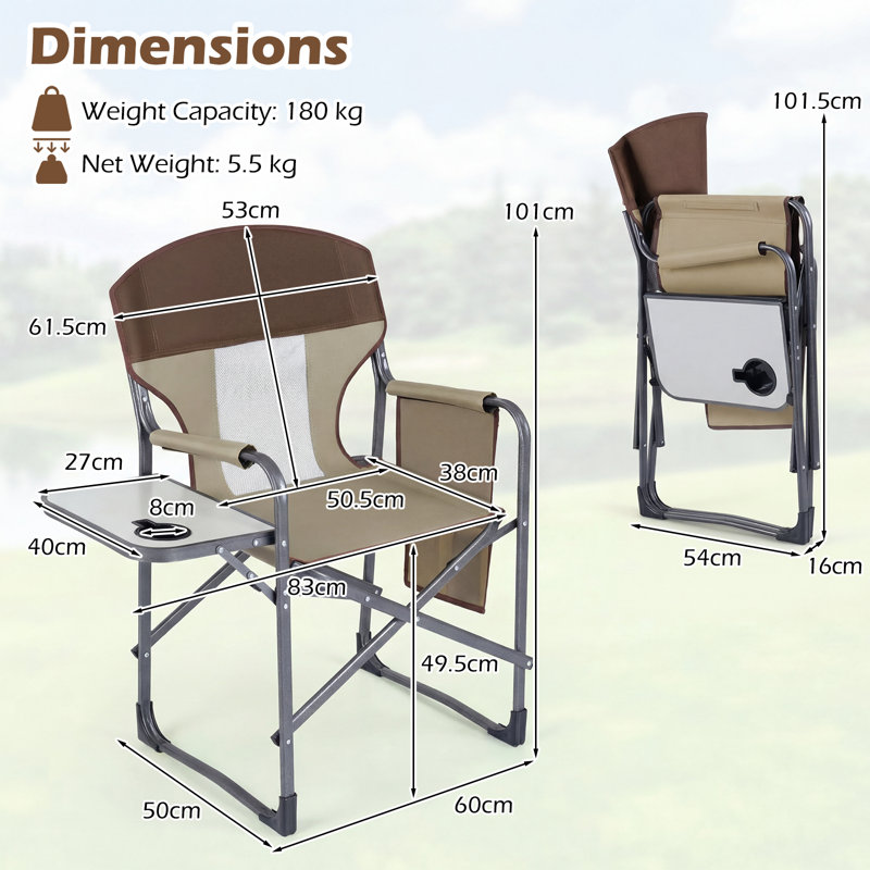 Director Chair, Brown