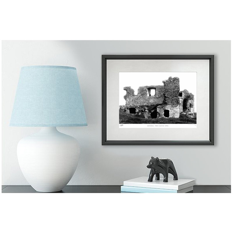 Kendal, The Castle 1896 by Francis Frith - Single Picture Frame Print, 60cm H x 80cm W x 2.3cm D