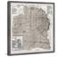 Carte rétro de San Francisco, impression encadrée sur papier-228140150