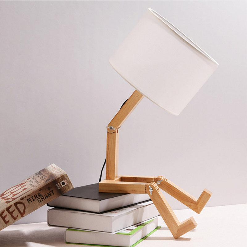 Audusinda 17" Brown Table Lamp