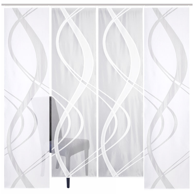 Mccourt Semi Sheer Curtain Panel Pair, Width 57 x Drop 245 cm