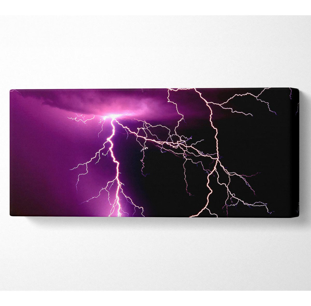 Lightning Storm - Kunstdrucke auf Segeltuch