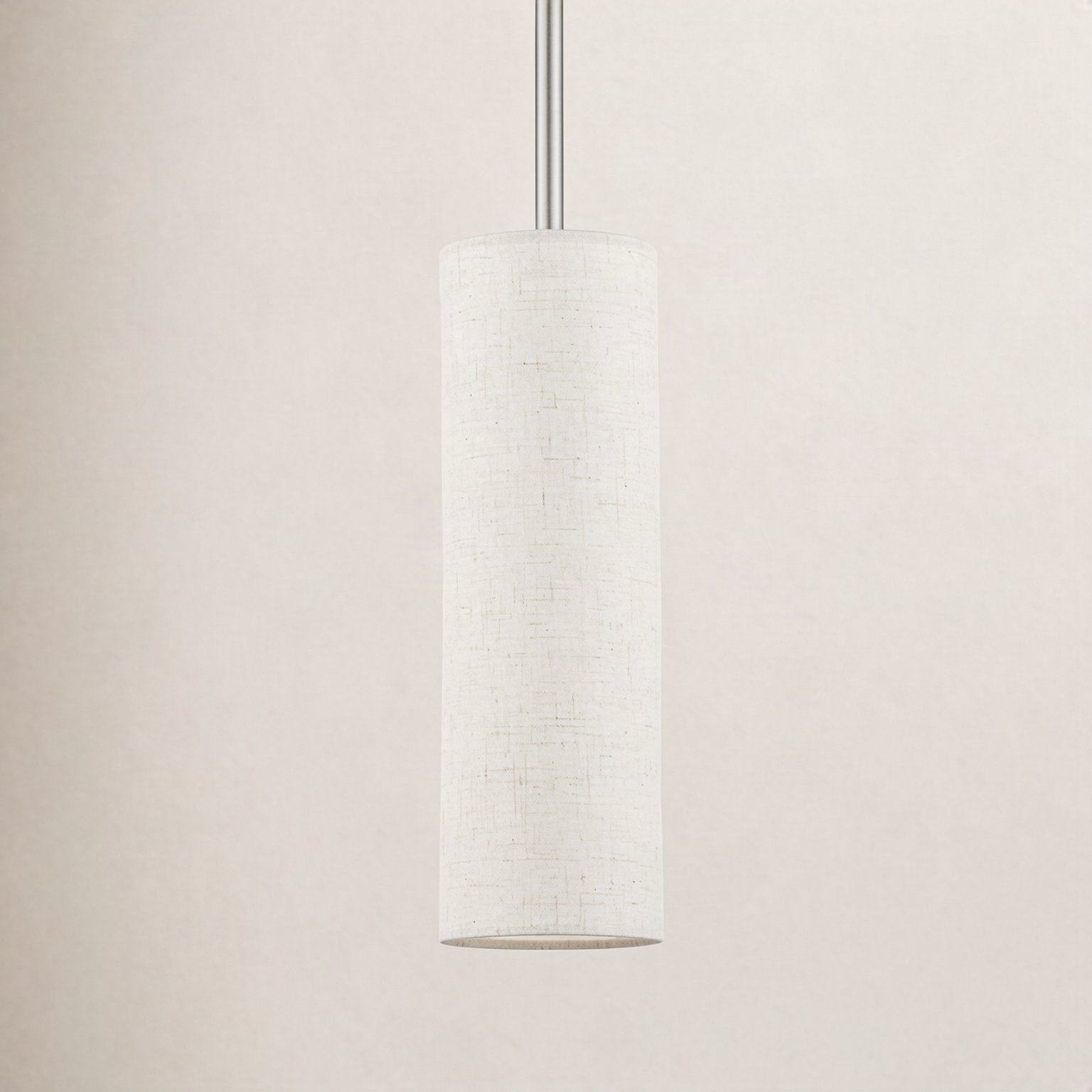 Flaire Single Light Dimmable Pendant, Brushed Nickel