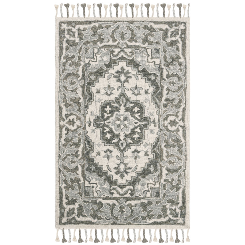 Vahakn Hand Tufted Wool Oriental Rug, Rectangle 3' x 5'