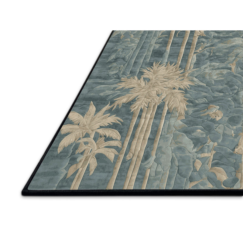 Tapis gris soyeux et moelleux, Tapis de couloir 2 pi x 4 pi