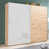 Glossy White/Oak