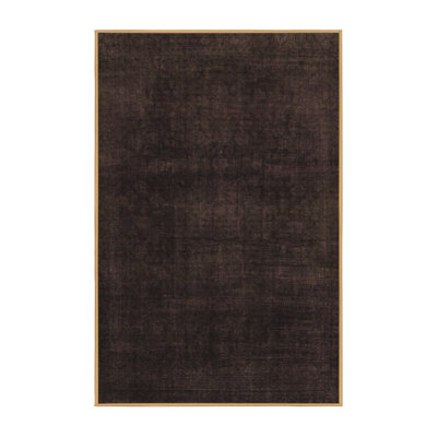 Tapis oriental brun clair 6 pi x 9 pi Clairene