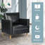 Fauteuil capitonné 28,74 po Bairo
