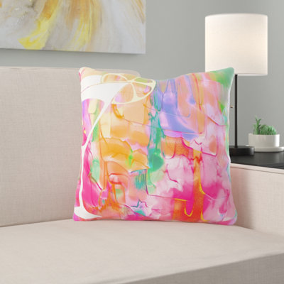 Borum Watercolour Throw Pillow