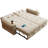 77" Upholstered Convertible Sofa Bed, Modern 2-in-1 Sleeper Sofa Couch with Sheneyron Fabric for Living Room Bedroom-333779157