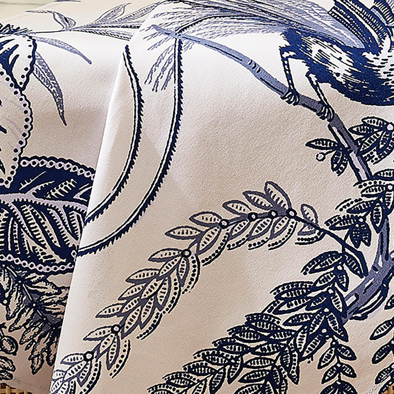 Willow Toile Floral Tea Towel Kitchen Towel