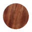 Table d'appoint de patio avec tablette, brun