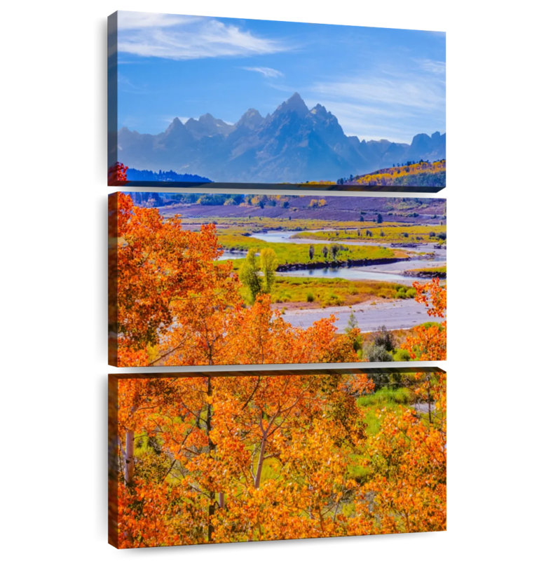 Trembles d'Alvord à Grand Teton, H 74 po x l 48 po