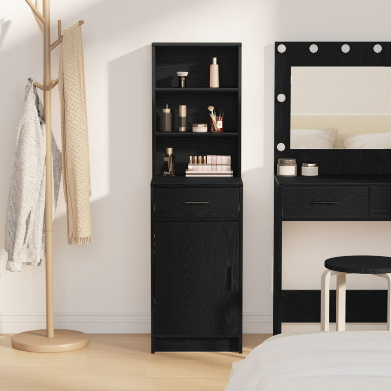 40cm Sideboard, Black Oak